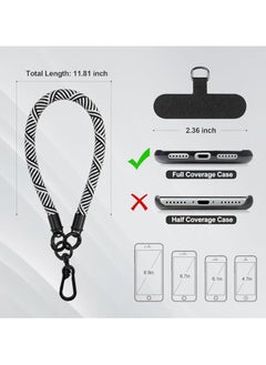 Digipace Phone Lanyard For Cell Phone Around the Body Lanyard Neck Wrist Strap for Most Smartphone Cases Headphone Keychain  - Image 5
