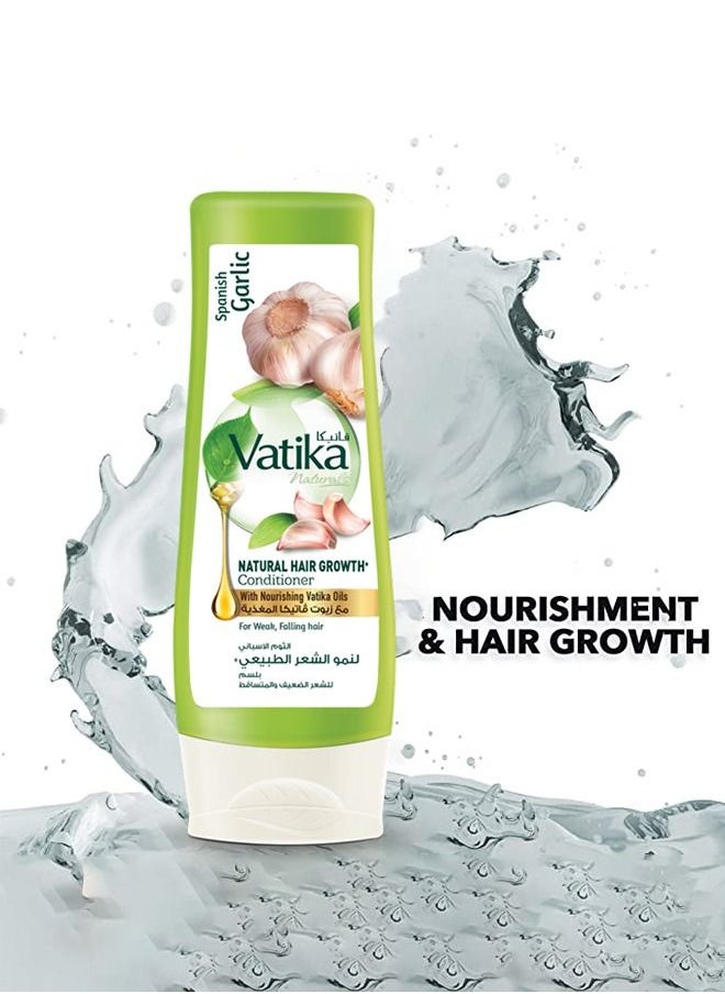 Vatika Naturals - Vatika Naturals Spanish Garlic Conditioner | Natural & Herbal | Smoothen Dull, Dry & Frizzy Hair | For Weak, Falling Hair - 200 ml - Image 1