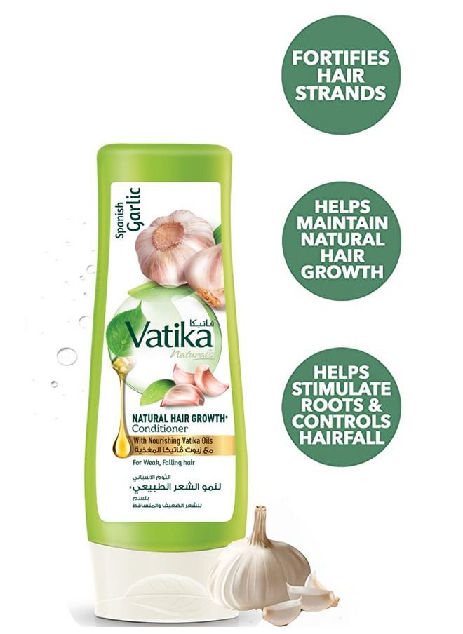 Vatika Naturals - Vatika Naturals Spanish Garlic Conditioner | Natural & Herbal | Smoothen Dull, Dry & Frizzy Hair | For Weak, Falling Hair - 200 ml - Image 1