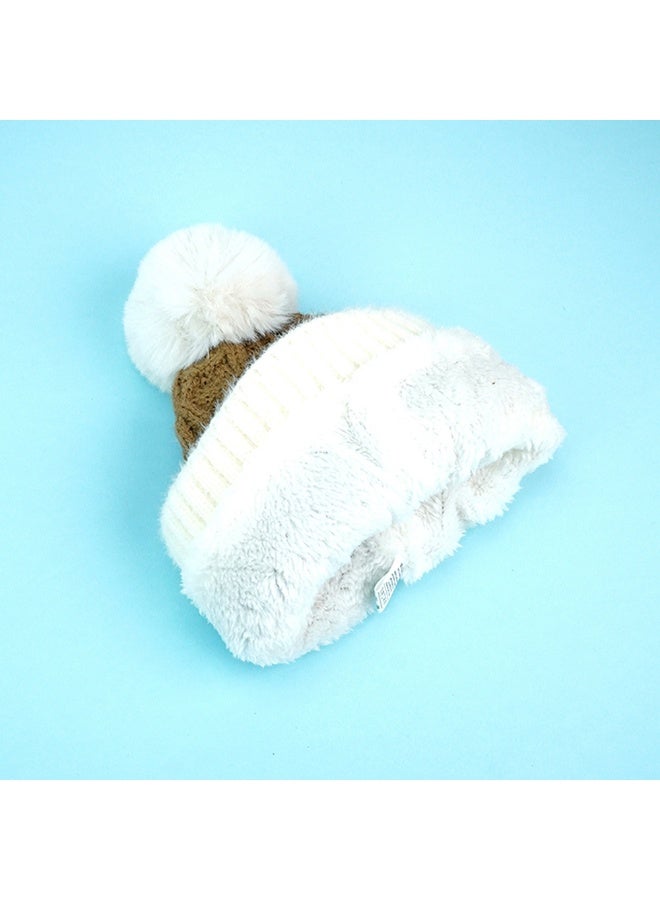 LITTLE SURPRISE BOX Brown Santa Christmas Themed Woolen Winter Cap Beanie For Kids - Image 5
