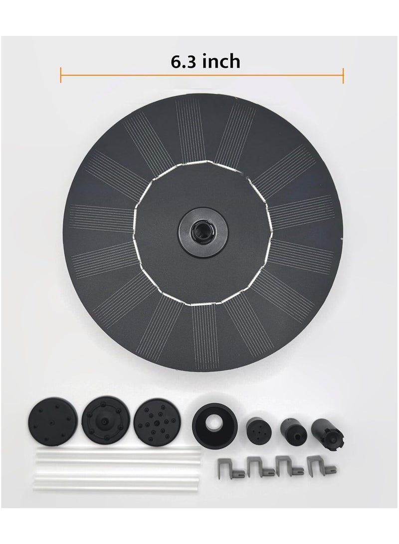 Solar Fountain, Solatec Solar Powered Bird Bath Fountain Pump 1.3W Solar Panel Kit Water Pump,Outdoor Watering Submersible Pump for Pond, Pool, Garden, Fish Tank, Aquarium - Image 2