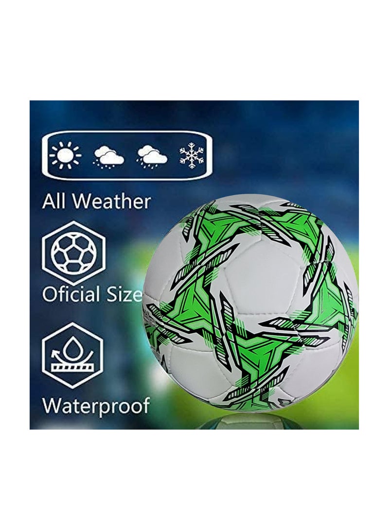 Spall Football Soccer Ball For Matches World Cup Best Indoor/Outdoor Water Proof Ball For Professional Training And Match Men And Women Youth And Adult - Image 2
