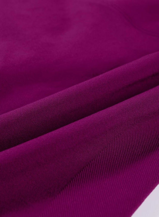 AUROLA Influence Workout Shorts for Women,2.5 3.5 4.5 5.5 6.5 No Roll Up Squat Proof Scrunch Seamless Compression Gym Short, Magenta, XL - Image 4