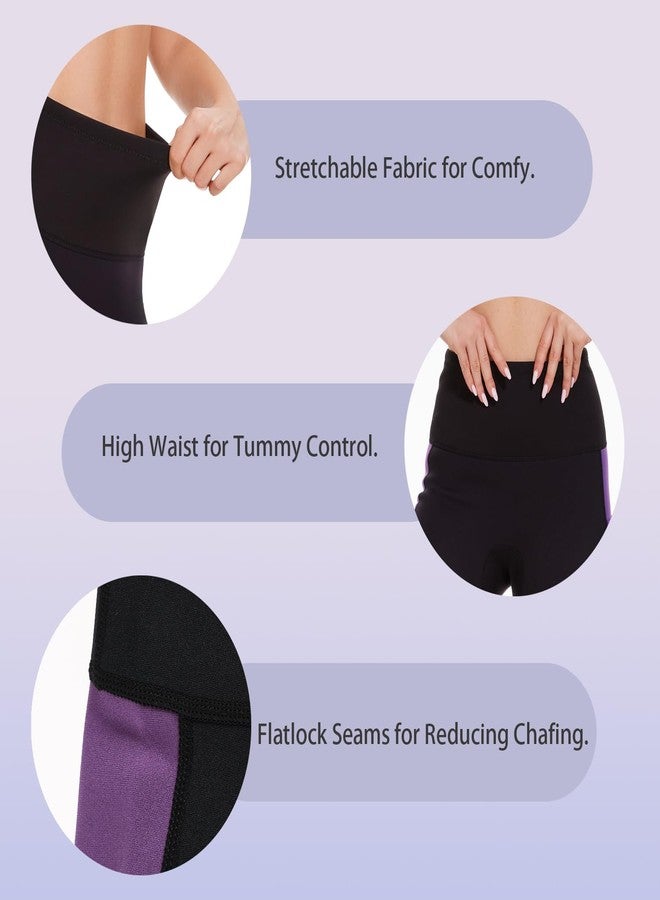 Lemorecn Wetsuit Pants Shorts Women 2mm Purple(1025purple-2XL) - Image 4