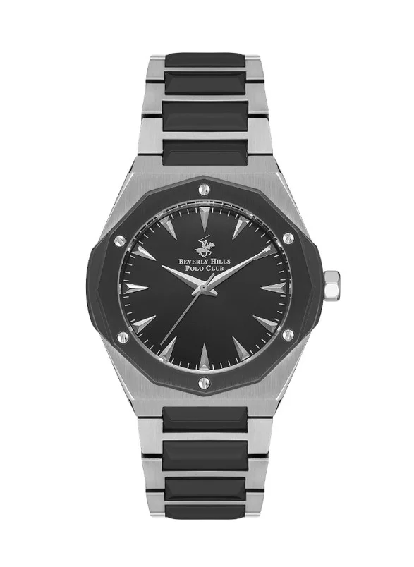 بيفرلي هيلز بولو كلوب Beverly Hills Polo Club BP3554X.360 Men Analog Display Watch & Metal Strap Silver