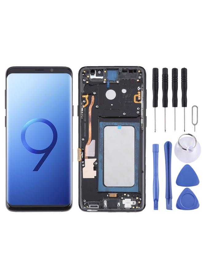 erorex Replacement TFT LCD Screen for Samsung Galaxy S9+ SM-G965 Digitizer Full Assembly with Frame Black - Image 1