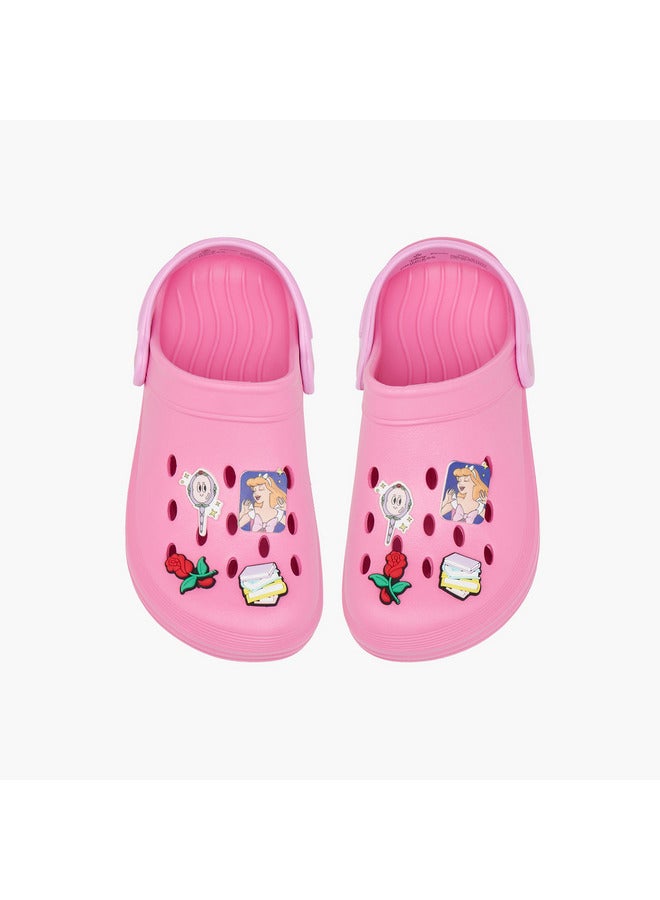 Disney Girls Princess Slip-On Clogs - Image 1
