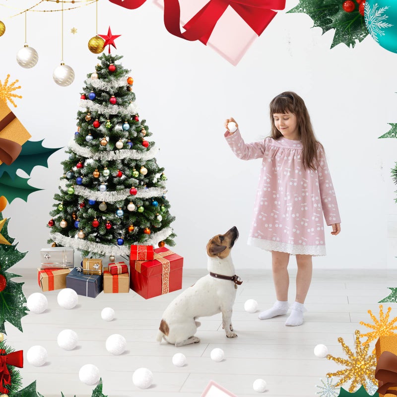 Climafusion 20 Pack Indoor Snowballs Fight Set Parent-Child Interaction Snowball Fights 3 Inch Christmas Winter Holiday Realistic Fake Snow Toys For Indoor And Outdoor Snow Fight Or Toss Game - Image 5