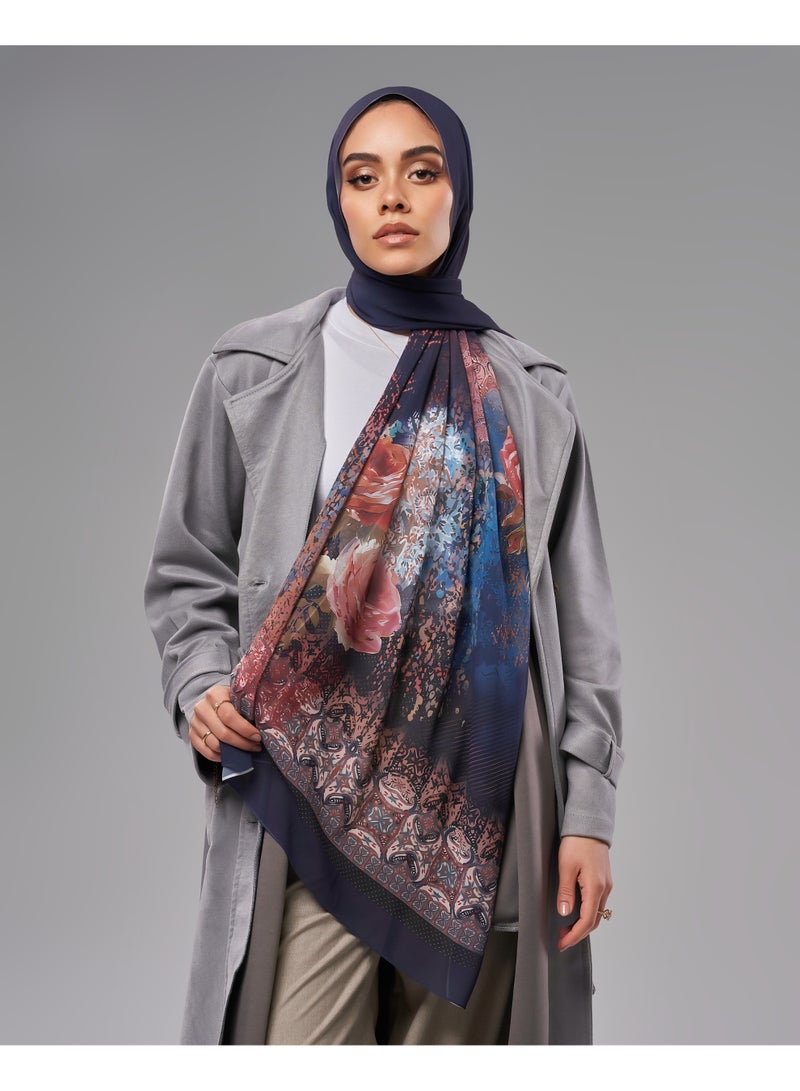 Lavezzi Printed Soft Chiffon Crepe Hijab Scarf for Women – Lightweight Long Muslim Headscarf (10) - Image 2