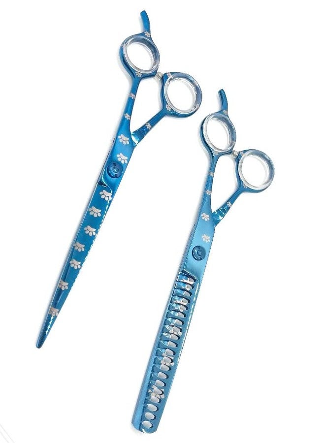 ميريت مجموعة مقصات تزيين الحيوانات الأليفة، قطعتان، مقاس 7 بوصات - Image 2