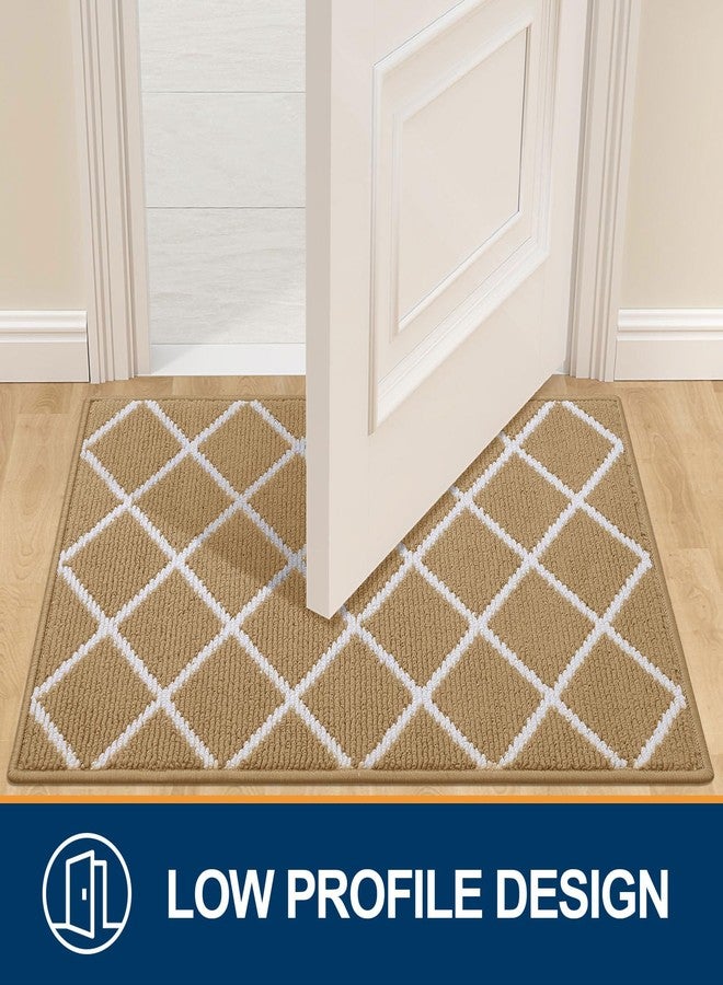 Finchitty Indoor Door Mat, Dirt Resistant and Absorbent, Low-Profile, Non-Slip, Washable Inside Floor Mats for Front Door, Back, and Entrance, 32" x 20", Beige - Image 4