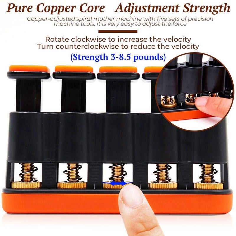 DILIMI Finger Strengthener, Guitar Beginner Exercier,Finger Trainer, Hand Grip Strength Trainer for Athletes,Musicians - Image 3
