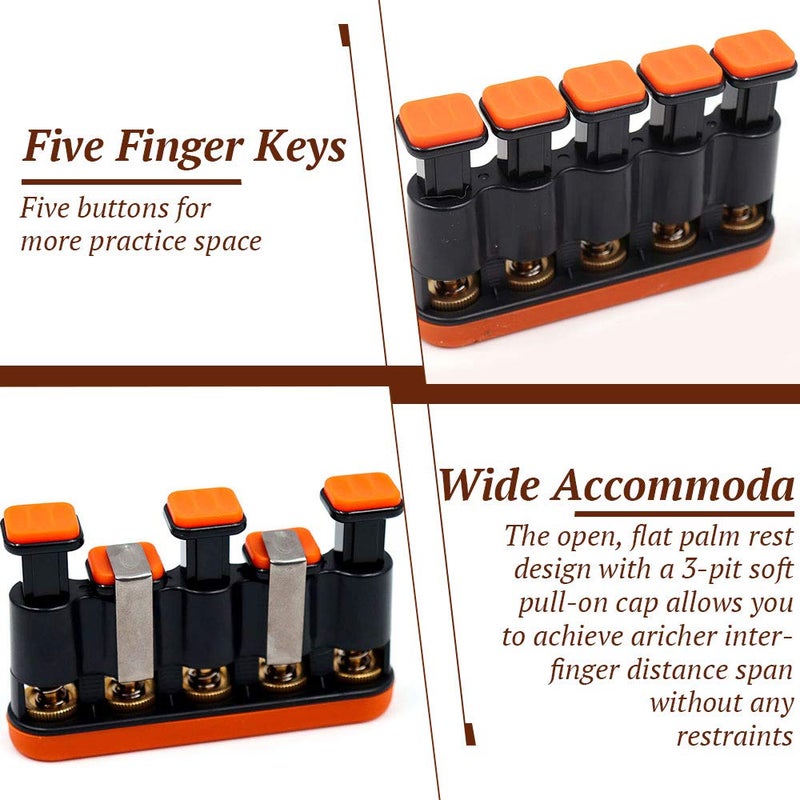 DILIMI Finger Strengthener, Guitar Beginner Exercier,Finger Trainer, Hand Grip Strength Trainer for Athletes,Musicians - Image 4