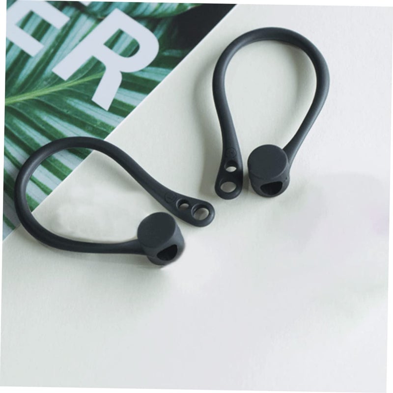 Anti Slip Silicone Ear Hooks For Running Earbuds Grey Pair - Image 5