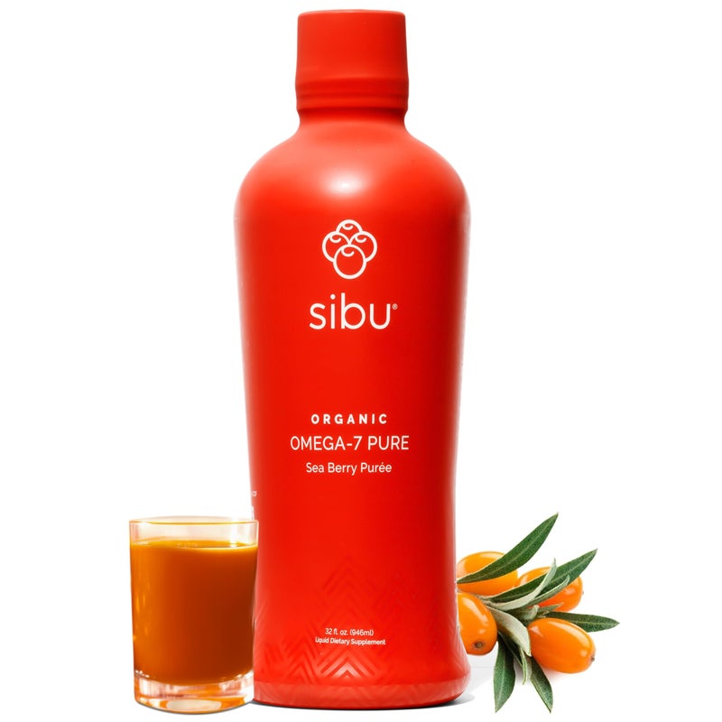 sibu Omega 7 Pure, 100% Pure Sea Buckthorn Juice (32 oz), USDA Organic – Boosts Immune System, Supports Cardiovascular Health, Amazing for Skin Hair and Nails - Image 1