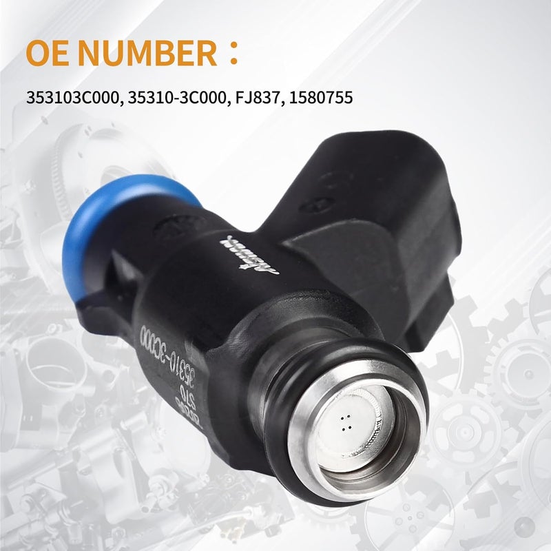 AISHAN 6PCS Fuel Injectors 4 Holes for Hyundai and Kia V6 Engines - Image 5