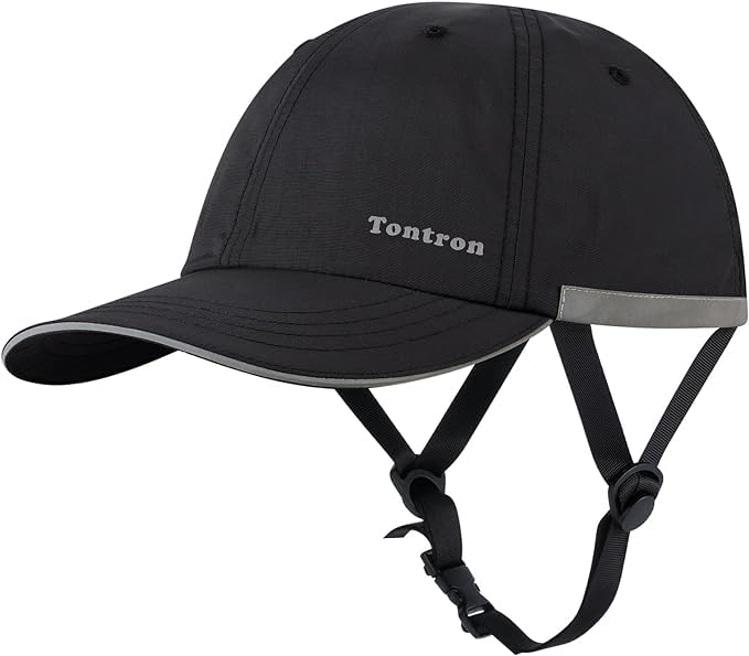 Tontron Wasumer Watersports Cap Kayaking Bump CapSurfing Hat Low Profile Helmet Black Large - Image 1
