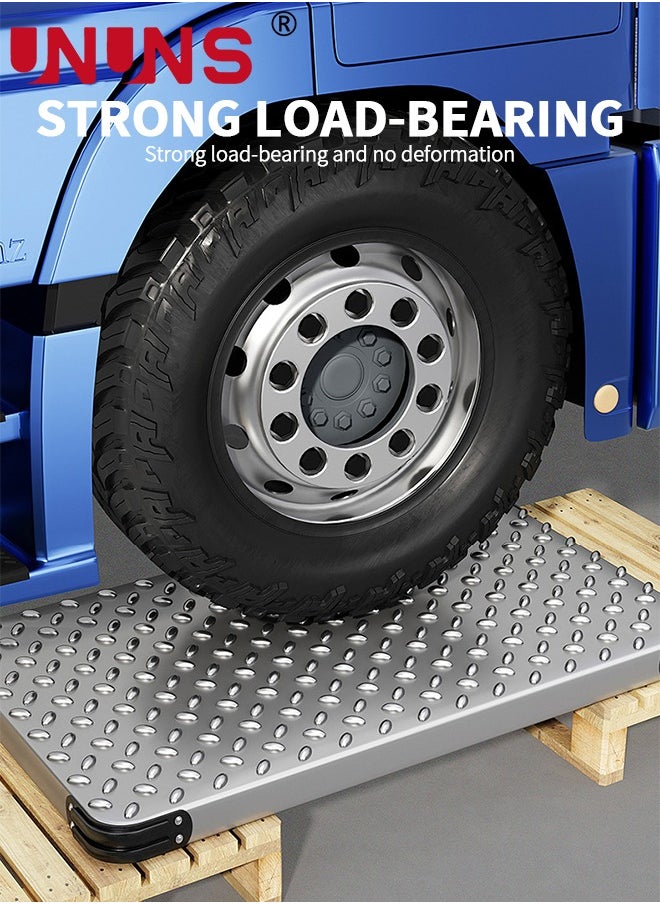 Foldable Steel Panel Truck,Heavy Duty Drywall Cart Platform Truck Flat Cart,2000lbs,4" Swivel Brake Casters,With 1Front,18X24 INCH,Silver