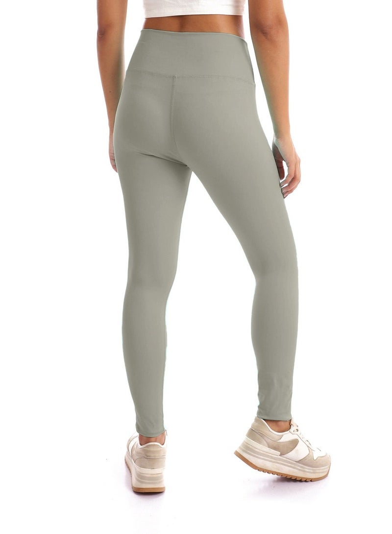 Doe Plain Sportive Stretch Leggings Activewear Sportswear Womens Legging Gym Legging - Image 2