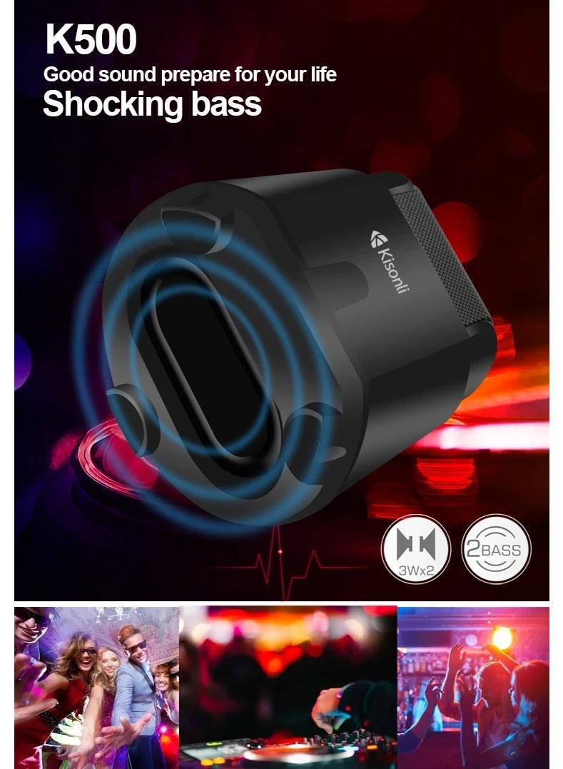 Kisonli K500 USB 2.0 Wired Speaker – Dual Speaker 2.0 with Strong Bass for Gaming & Music - Image 4