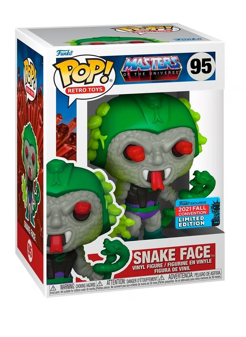 Funko Funko Pop! Vinyl: MOTU - Snake Face -  Masters Of the Universe - Collectable Vinyl Figure  - Image 1