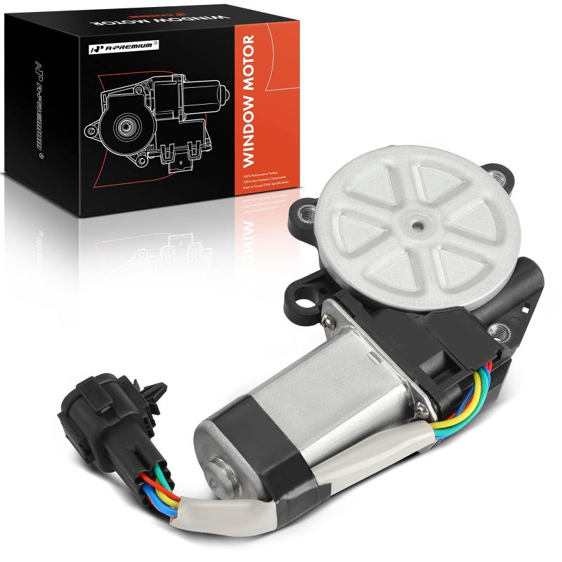APremium Front Right Power Window Lift Motor Compatible with Nissan Pathfinder R51 2007 2008 2009 2010 2011 2012 Passenger Side with AntiClip Function Replace 80730ZP80A