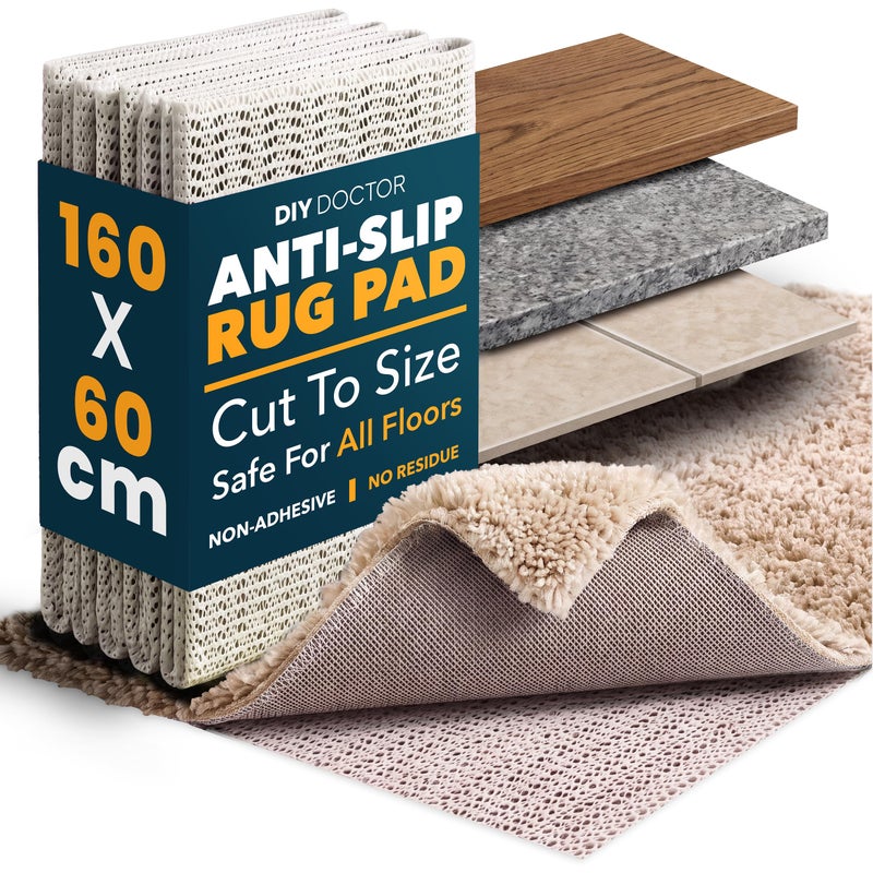 DIY Doctor Anti Slip Rug Underlay 160x60cm Rug Gripper - 1 Pack - Image 1