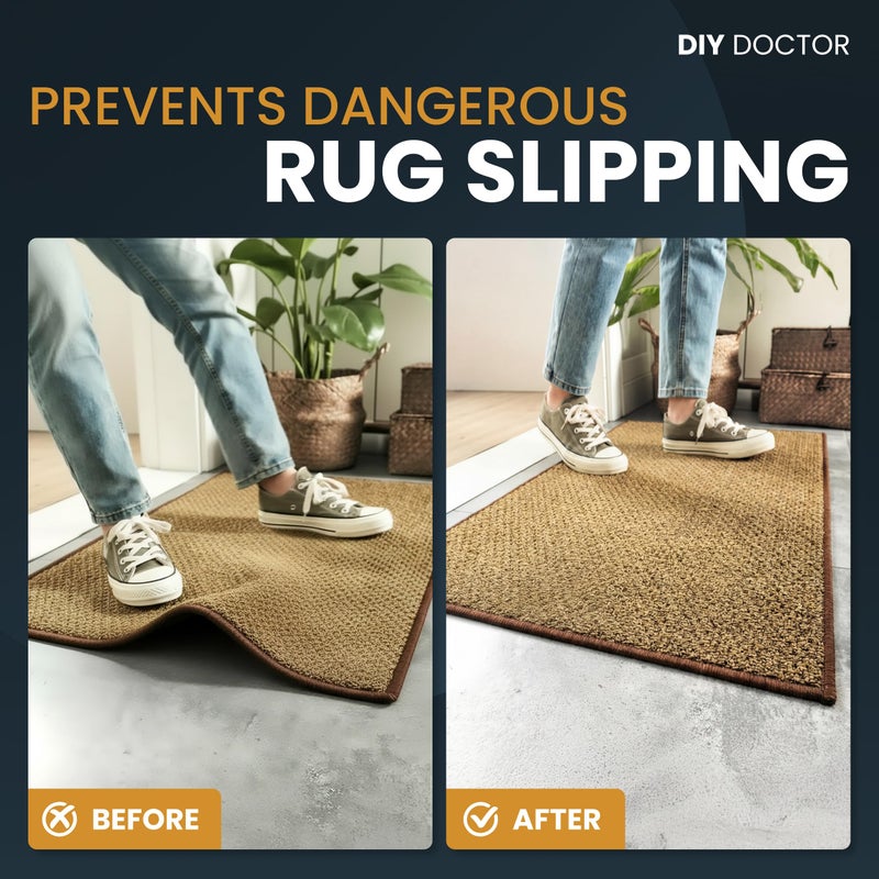 DIY Doctor Anti Slip Rug Underlay 160x60cm Rug Gripper - 1 Pack - Image 2