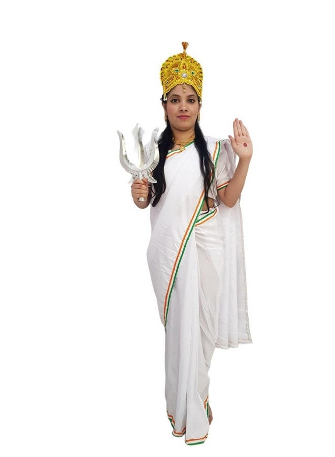 BookMyCostume Mother India Bharat Mata Patriotic Independence Day Kids Fancy Dress Costume 6 pc set 2-3 years - Image 1