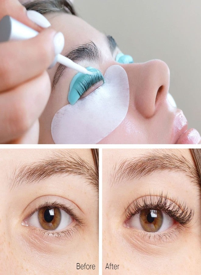 Libeauty Lash Lift Pads Small Soft Under Eye Pad Medium Eyelash Perm Silicone Rods Large Makeup Beauty Tool Set 5 Sizes 10 Pcs Total (green pads) - Image 4