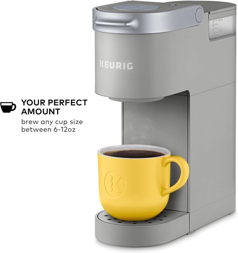 Keurig صانعة القهوة K-Mini ذات الكوب الواحد، حجم التحضير من 6 إلى 12 أونصة، مع تخزين السلك، مثالية للمساحات الصغيرة، رمادي استوديو - Image 3