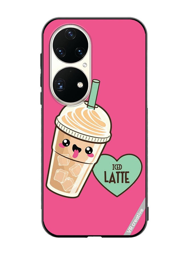 VR CREATIVE Protective Case Cover For Huawei P50 Pro Iced Tea Design Multicolour - Image 1
