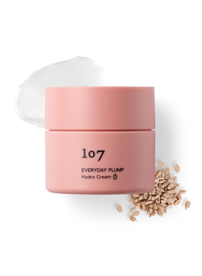 107 107 Everyday Plump Hydro Cream  Lightweight Probiotic Face Cream to Hydrate Plump and Nourish Dry and Combo Skin  50 ml  17 oz 