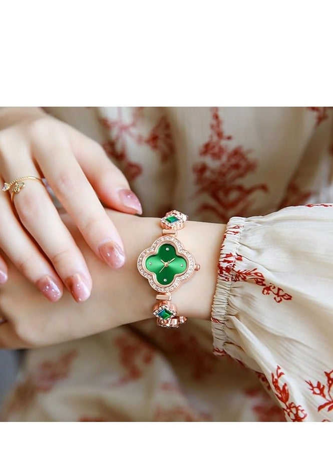 Luxury Women Wrist Watches Unique Rose Gold Diamond Bracelet Watch Fashion Dress Quartz Watches for Women Gift - Image 3