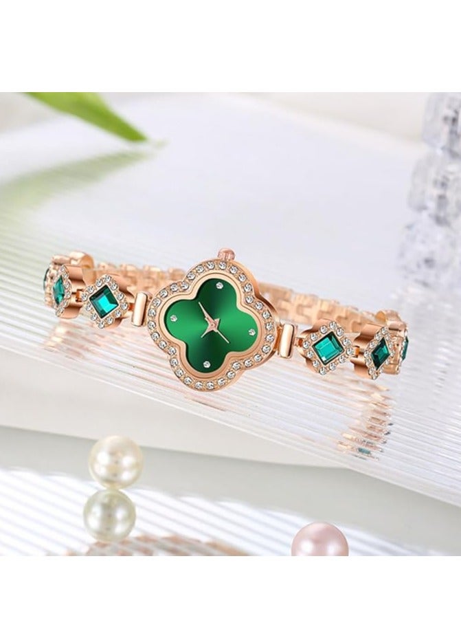 Luxury Women Wrist Watches Unique Rose Gold Diamond Bracelet Watch Fashion Dress Quartz Watches for Women Gift - Image 5