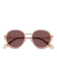 Polaroid Unisex Polarized Metal Sunglasses Pld 4173/G/S/X Violet 47 - Lens Size: 47.3 Mm - Gold Copp  - Image 4