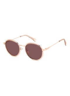 Polaroid Unisex Polarized Metal Sunglasses Pld 4173/G/S/X Violet 47 - Lens Size: 47.3 Mm - Gold Copp  - Image 1