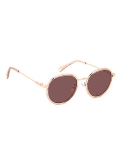 Polaroid Unisex Polarized Metal Sunglasses Pld 4173/G/S/X Violet 47 - Lens Size: 47.3 Mm - Gold Copp  - Image 2