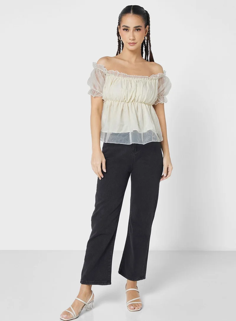Ginger Ruffle Sleeve Top