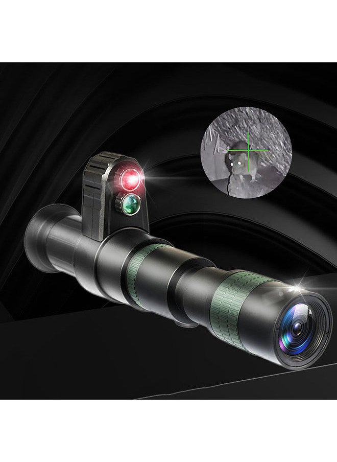Monocular Crossing Cursor Digital Night-Visions Device Infrared Day Night Use Night-Visions Device 500M Full Black Viewing Distance 4X Digital Zoom Night-Visions Device