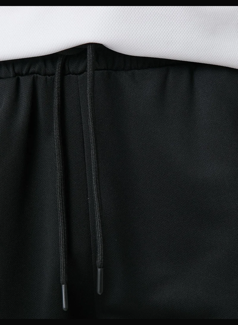 كوتون Sport Shorts Slogan Printed Pocket Detailed Drawstring