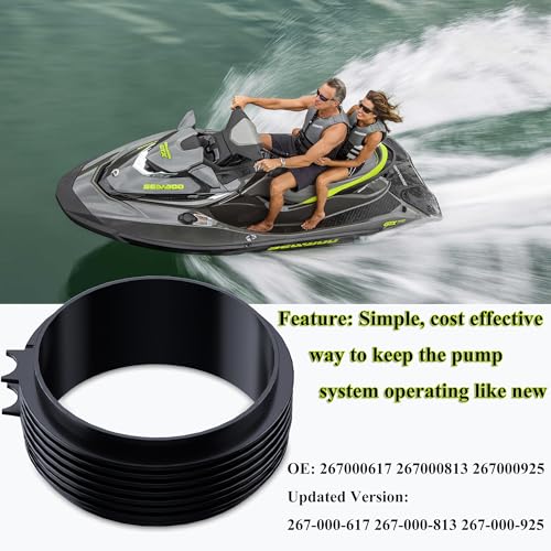 KOPBTBOY Motorboat Wear Ring for Seadoo SPARK, High Performance Wear Ring for Seadoo SPARK ACE 900 TRIXX, Models 267000813 267000883 267000925, Replacement Wear Ring for Motorboat - Image 2