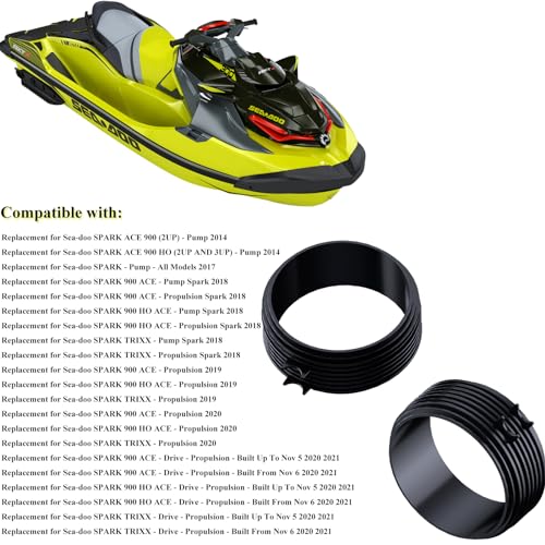 KOPBTBOY Motorboat Wear Ring for Seadoo SPARK, High Performance Wear Ring for Seadoo SPARK ACE 900 TRIXX, Models 267000813 267000883 267000925, Replacement Wear Ring for Motorboat - Image 4