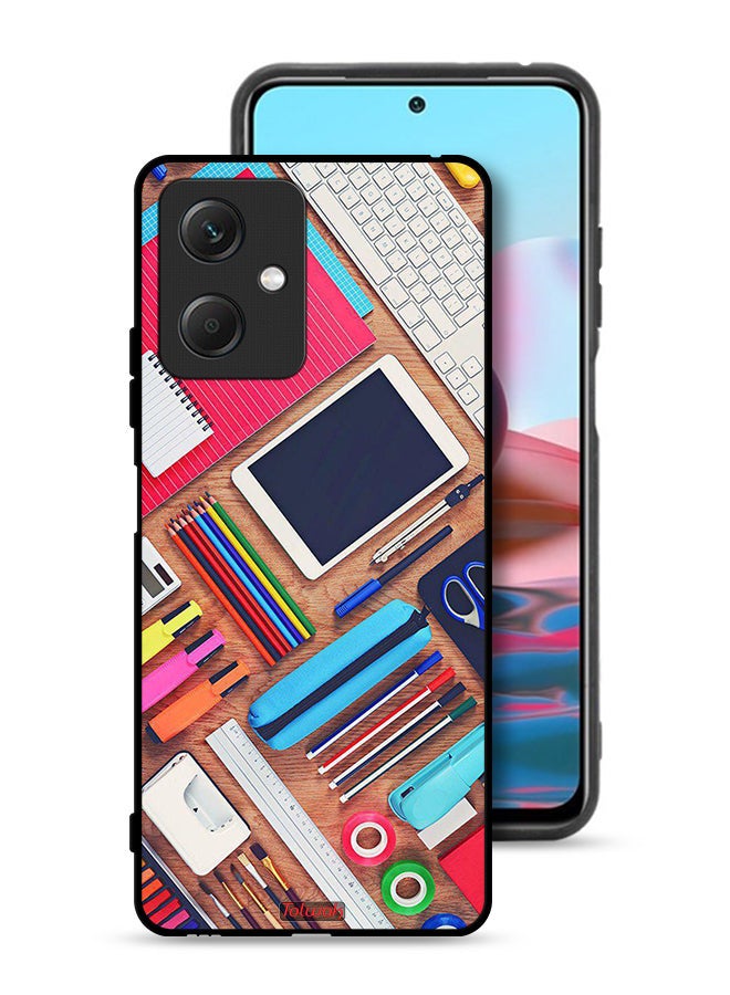 Tolwak غطاء حماية لجهاز Xiaomi Redmi Note 12 - فتاة هواية على المكتب - Image 1