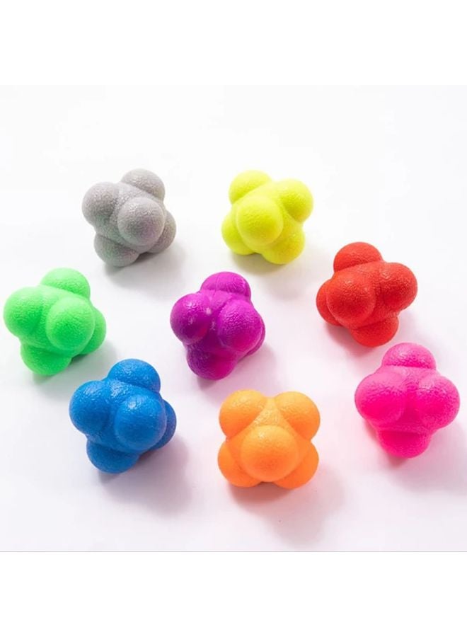 Green Hexagonal Reaction Ball For Agility Tennis Fitness Training Sports - Image 2