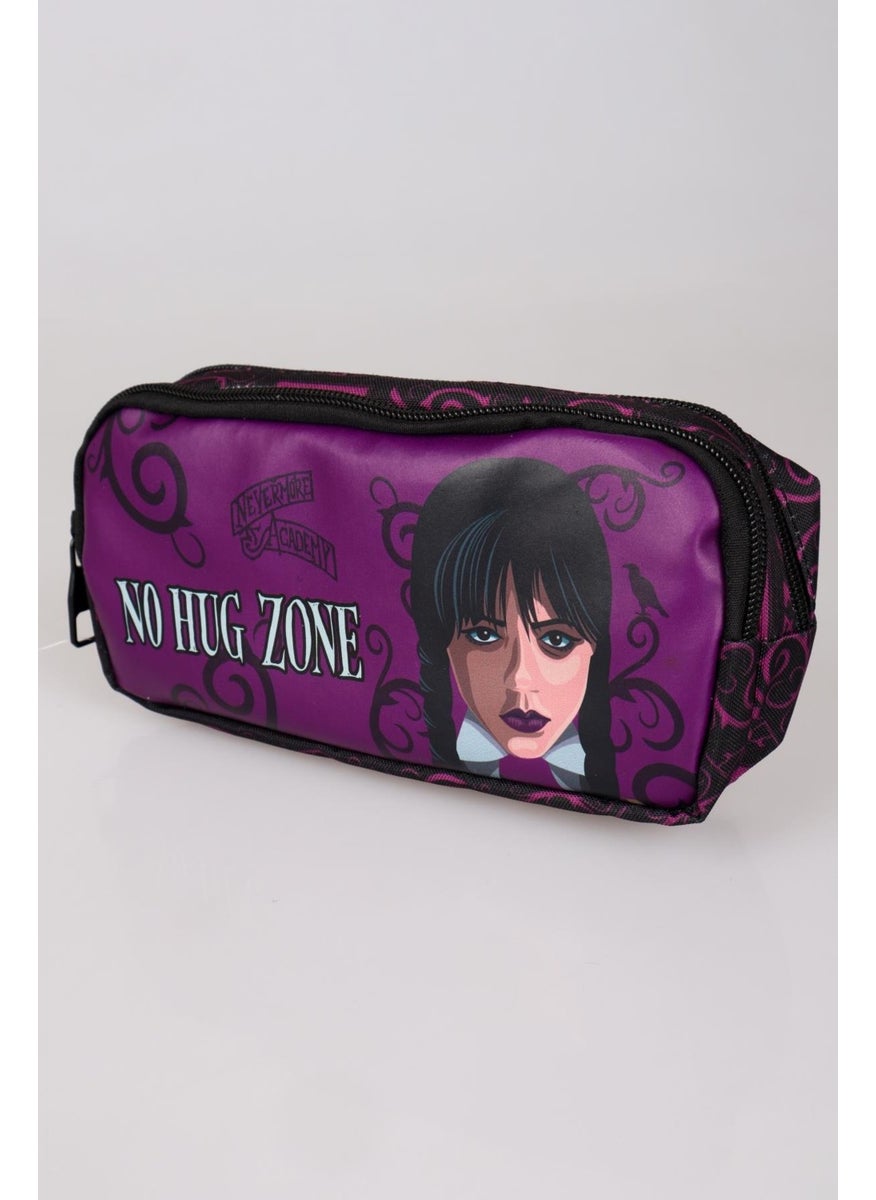 Wednesday - New Season Licensed School Bag, Pen Bag, Lunch Box and 700 ml Tritan Water Bottle Stationery Set - Image 1