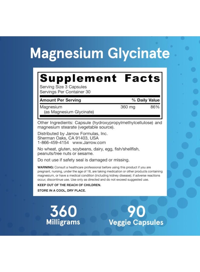 جارو فورملاز جليسينات المغنيسيوم يدعم الاسترخاء والنوم الصحي، 90 قرصًا، إمداد لمدة 30 يومًا - Image 2
