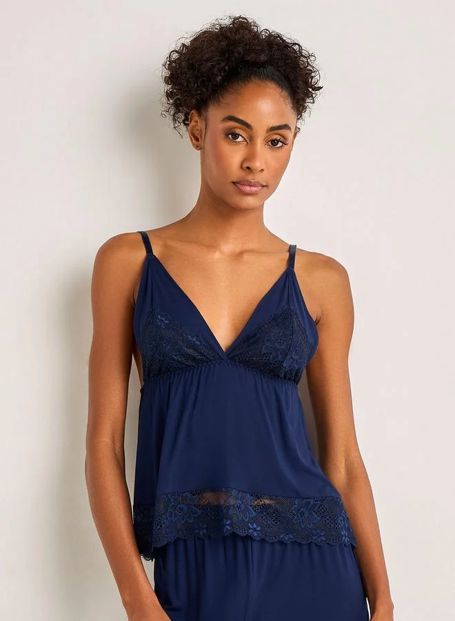 سبلاش فيڤ Pyjama Set Spaghetti Strap Top and Trousers