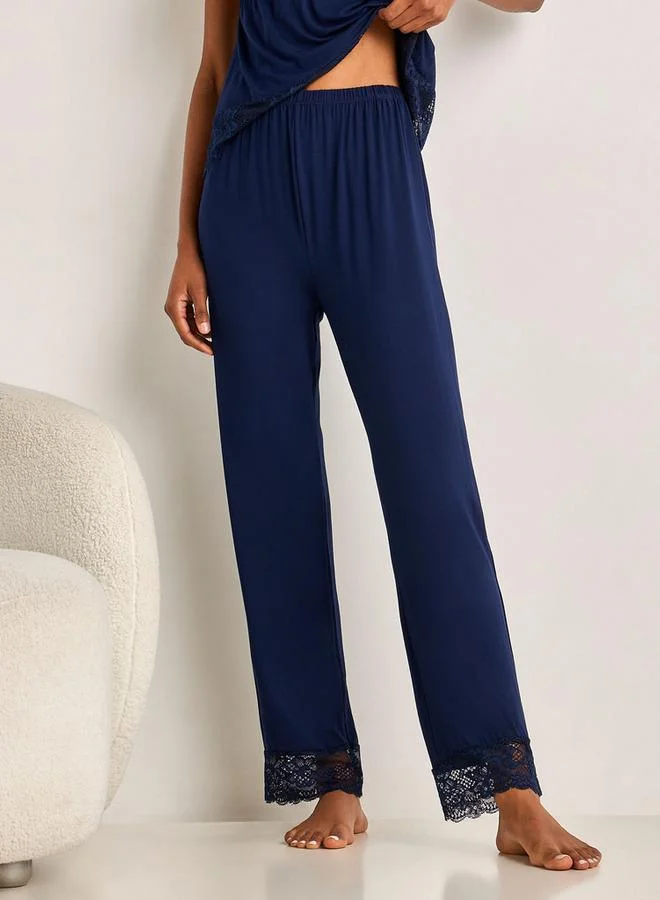 Splash FAV  Pyjama Set Spaghetti Strap Top and Trousers for Women | Best Price UAE