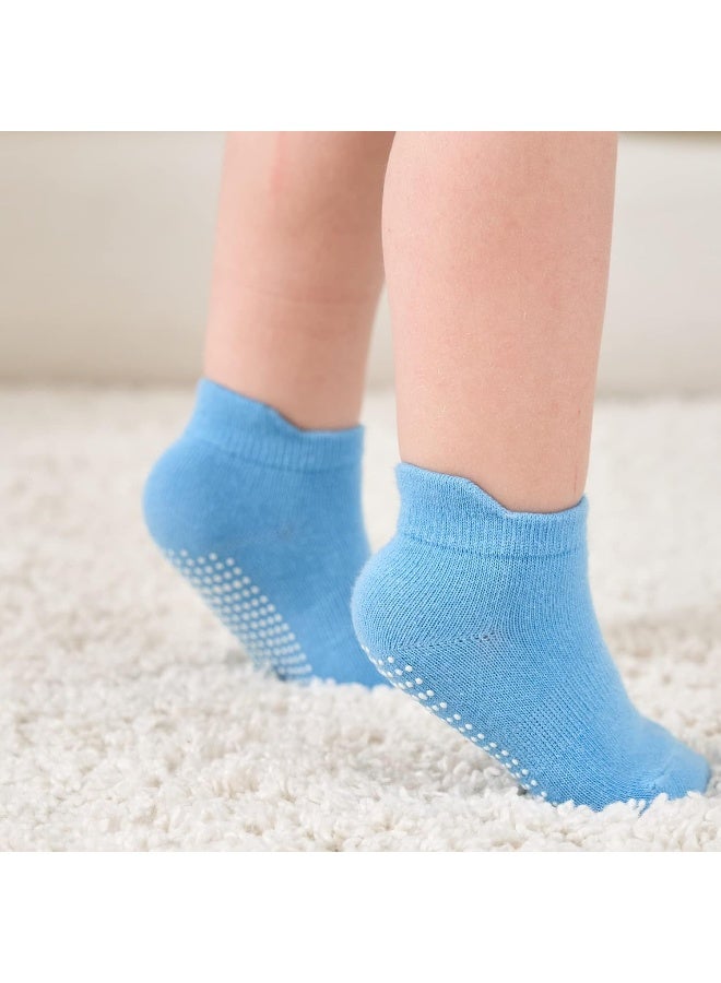 ZAPLES Zaples Baby Non Slip Grip Ankle Socks with Non Skid Soles for Infants Toddlers Kids Boys Girls - Image 3